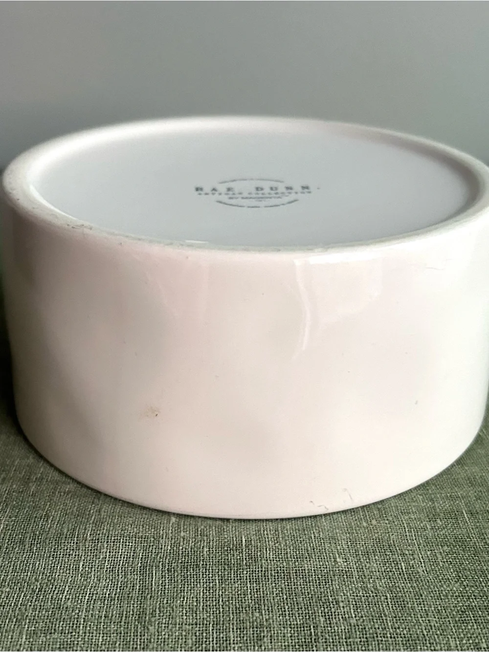 RAE DUNN “GULP” white ceramic dog dish. ⭐️NEW⭐️